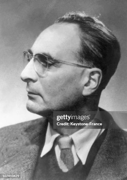 Portrait Of The Antropologue Francais Claude Levi-Strauss