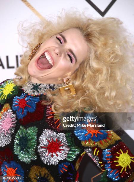 Paloma Faith attends the 2018 BBC Sports Personality Of The Year at The Vox Conference Centre on December 16, 2018 in Birmingham, England.