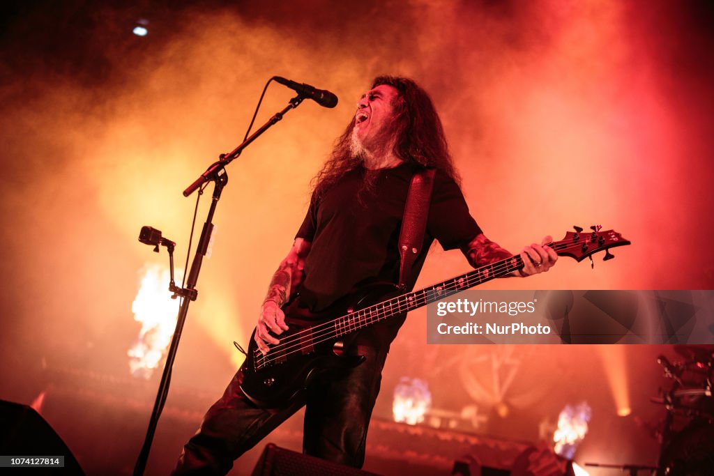 Slayr Rapper Performing Tom Araya of the american trash metal band Slayer performing live at ...