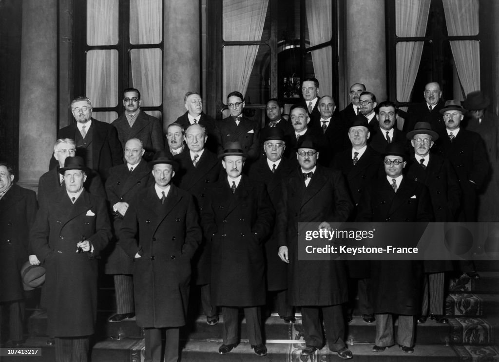 The Chautemps Ministery On January 1938.