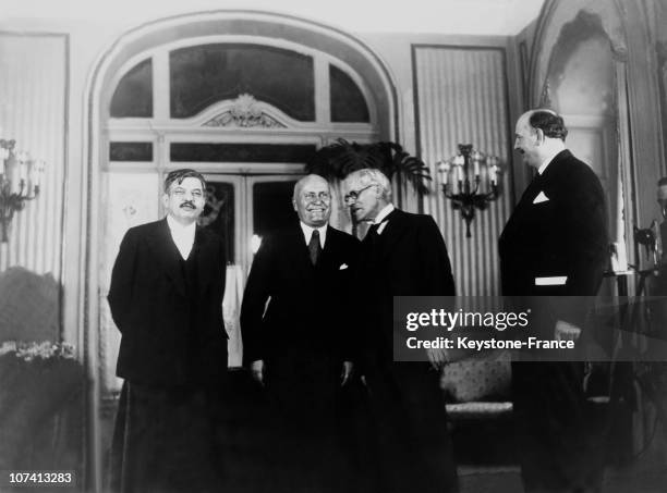 End Of Stresa Conference In Italy On April 17Th 1935.