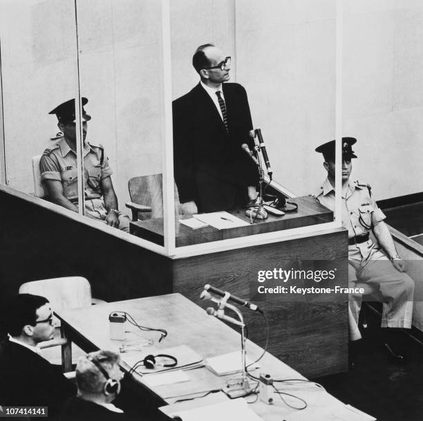 Adolf Eichmann S Trial On April 14Th In Jerusalem.