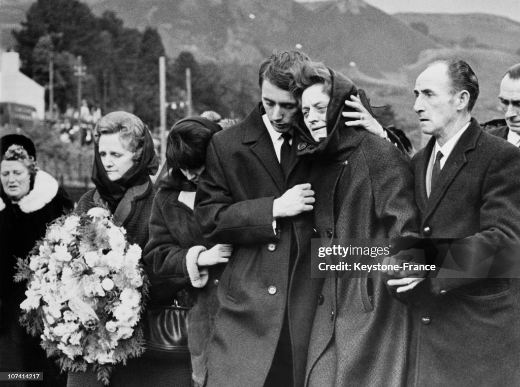 Aberfan Disaster, Funeral At Wales In United Kingdom On October 22Nd 1966