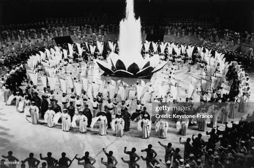 Budokan Hall. Soka Gakkai Festival In Tokyo On October 19Th 1970.