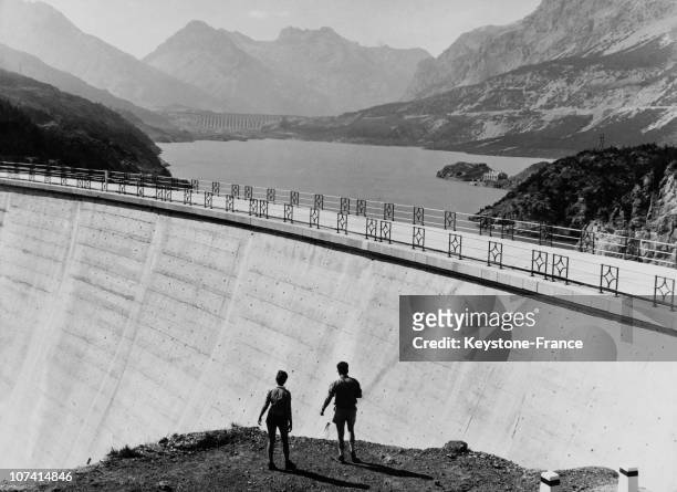 The Biggest Dam In Europe In Vajont Dam