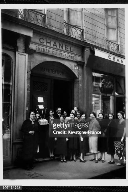 Strike In Chanel Fashion House In Paris On 1938