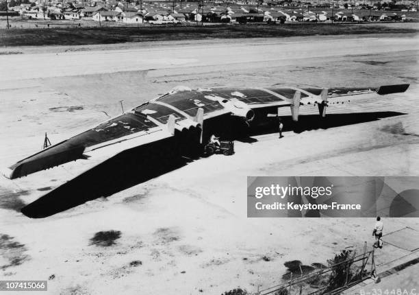 Northrop Yb 49, Bomber Aircraft At Hawthorne In California