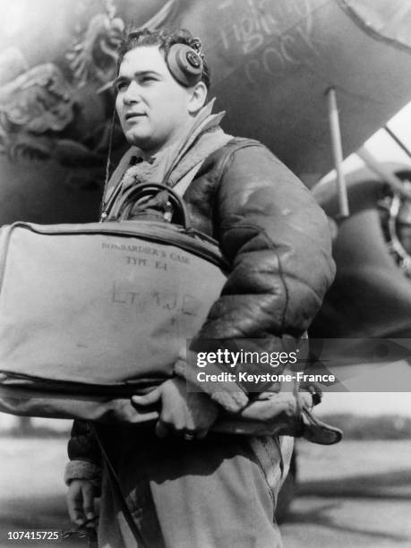 Young Pilot Of The Flying Fortresses In New York