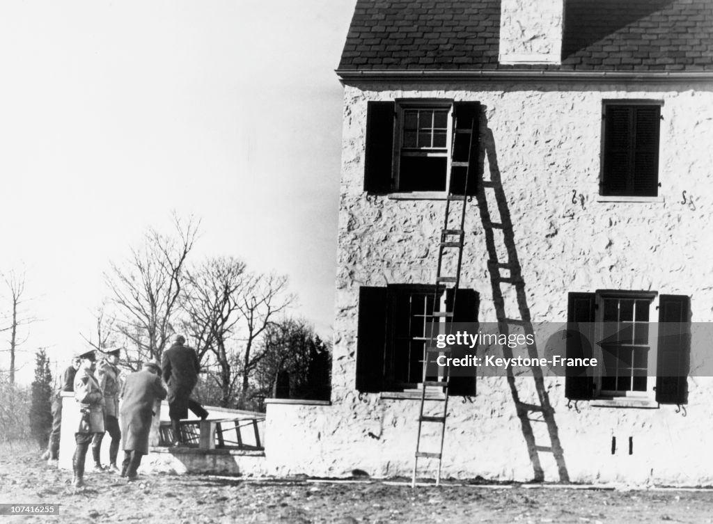 Hopewell, Colonel Lindbergh S House After The Kidnapping Of His Son In New Jersey On March 11Th 1932