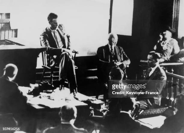 Trial Of The Lindbergh Baby S Kidnapper, Bruno Hauptmann In New Jersey On July 1932