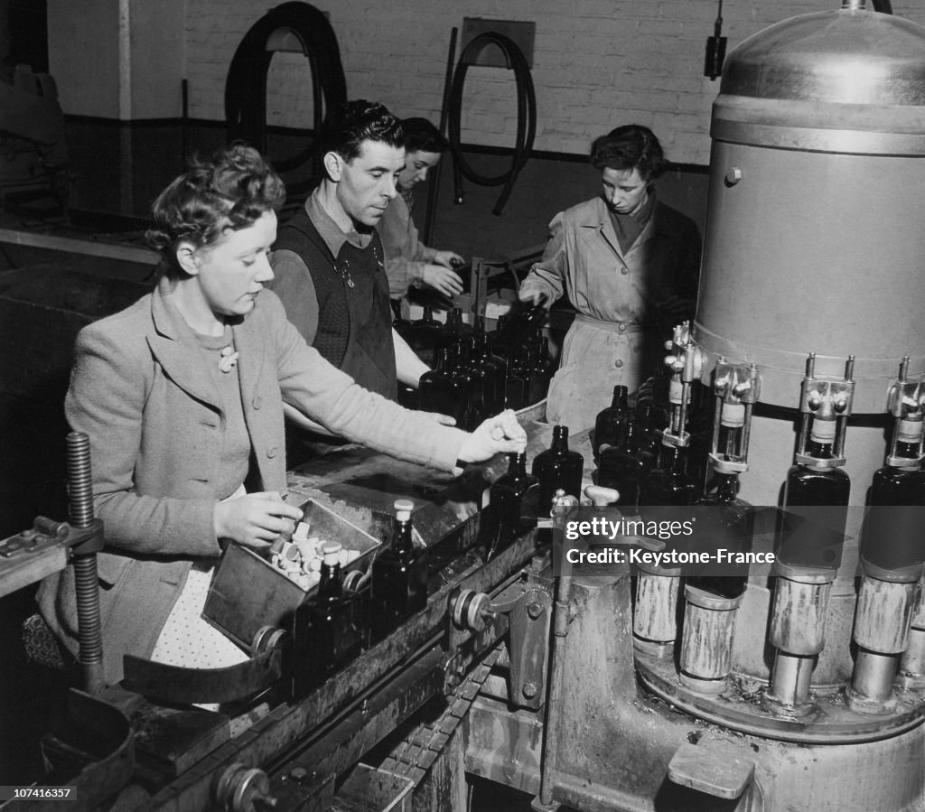 Hiram Walker Distillery At Dumbarton In Scotland During Fifties