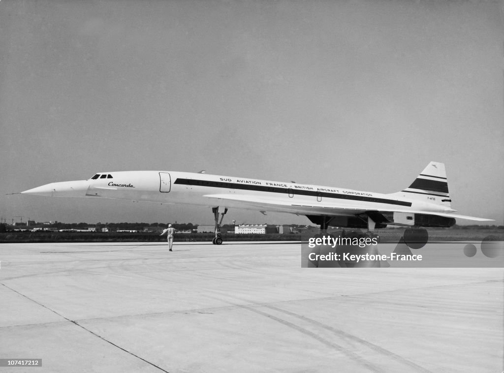 Concorde First Prototype First Test For The Concorde Prototype 001 At Toulouse In France On ...