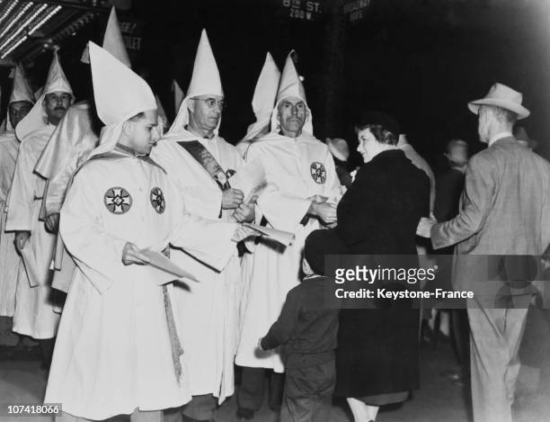 Ku Klux Klan Parade In Los Angeles On March 31St 1940