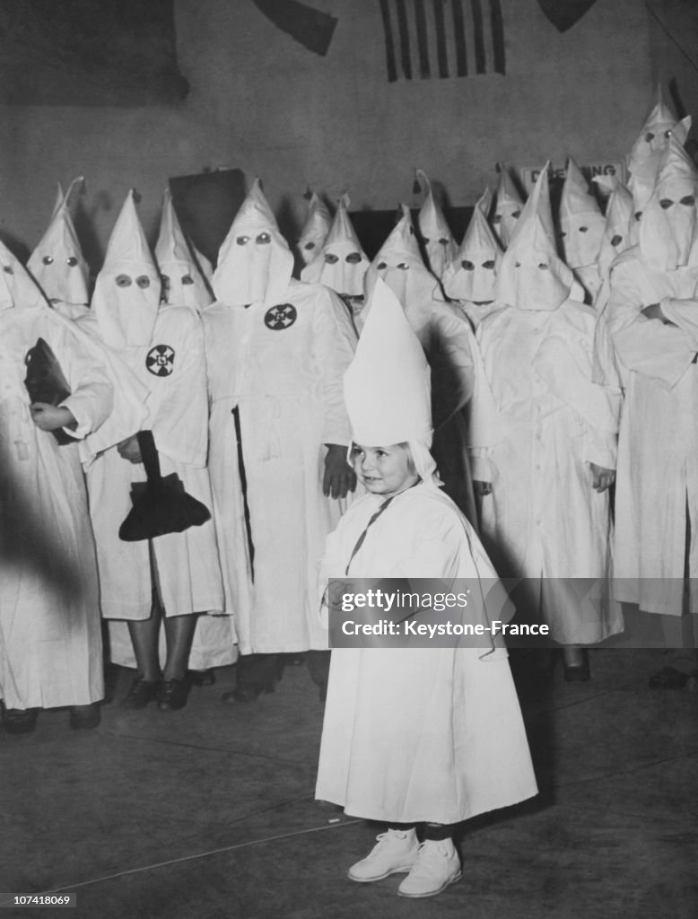 Macon, Ku Klux Klan Initiation Ceremony In Georgia