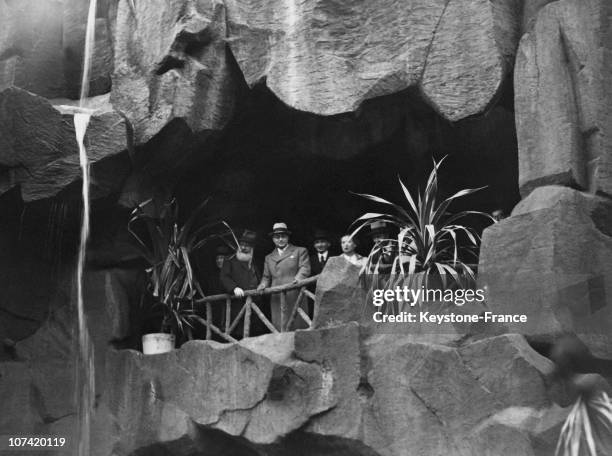 Official Visit Of The New Green House At Jardin Des Plantes In Paris On October 26Th 1937