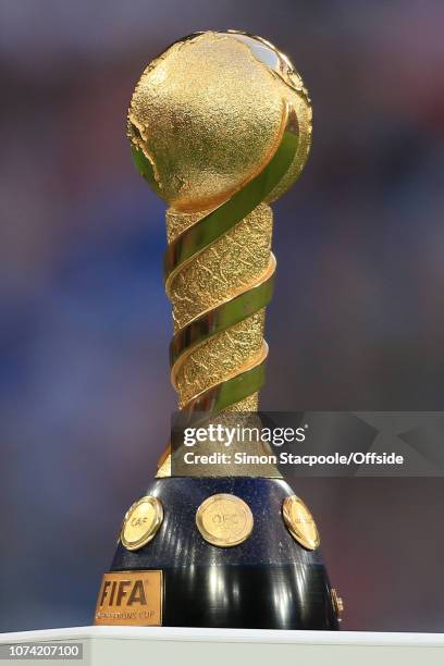 2nd July 2017 - FIFA Confederations Cup Final - Chile v Germany - The trophy sits on a plinth before the match - Photo: Simon Stacpoole / Offside.