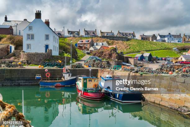 st abbs, scottish  borders, berwickshire, scotland, uk - berwickshire photos et images de collection