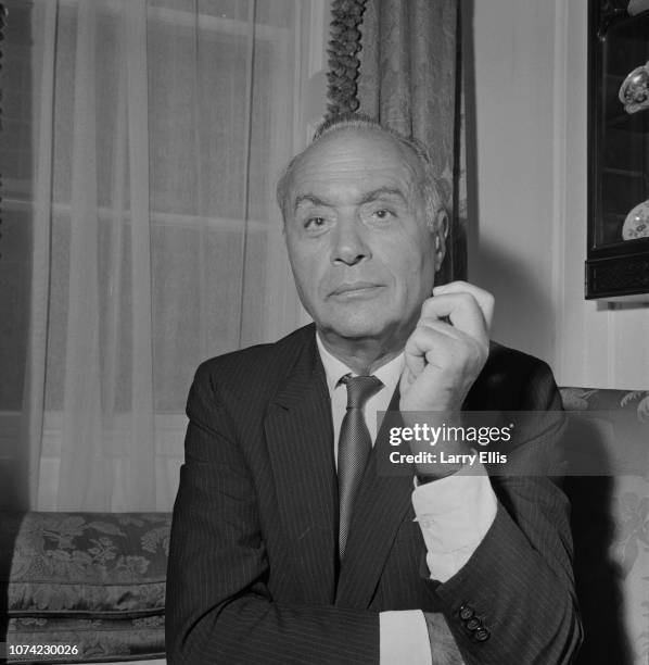 French actor Charles Boyer in London on 19th July 1963.