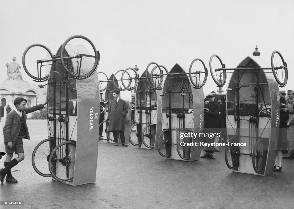 Convoy Of Velocars At Paris In France