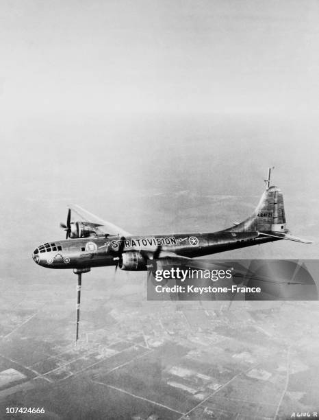 The B 29 Superfortress In Flight At Us Navy In Usa