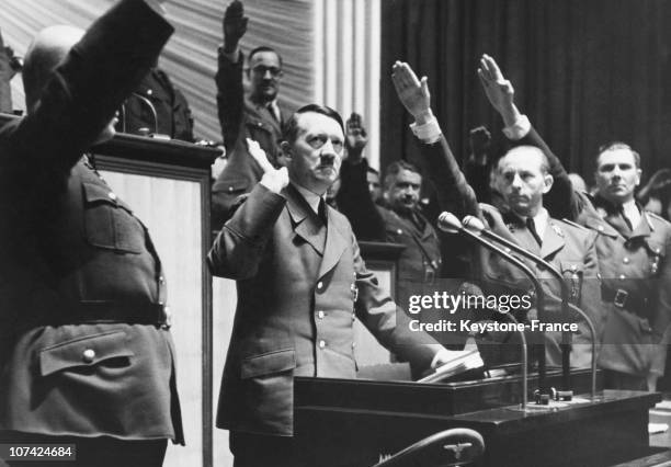 Speech Of Hitler The Day Of War Declaration Against United State In Germany On December 11St 1941