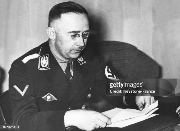 Himmler In Germany During Forties