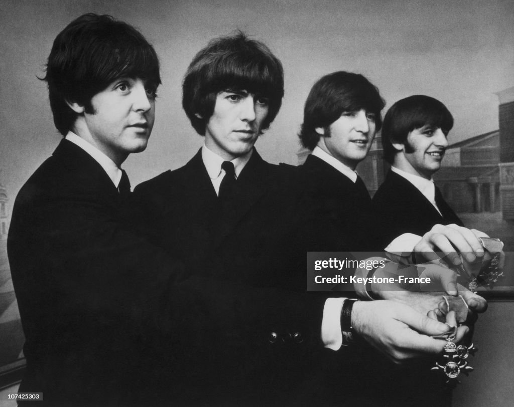 The Beatles Members Of The Order Of The British Empire On 1968
