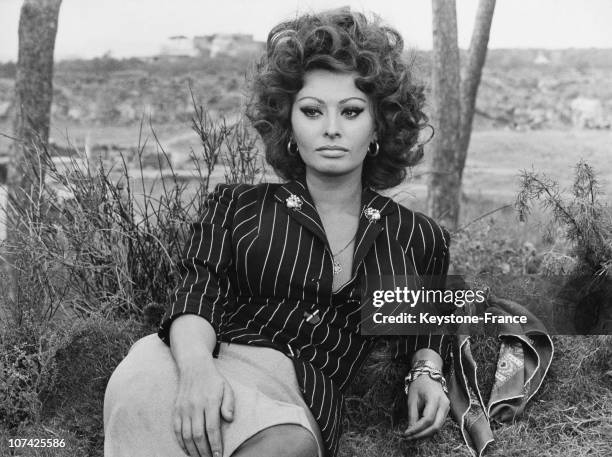 Circa 1965: Sophia Loren Portrait