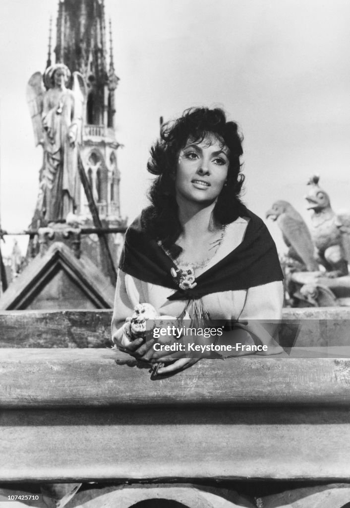 Gina Lollobrigida In A Scene From The Hunchback Of Notre Dame Movie On November 1967
