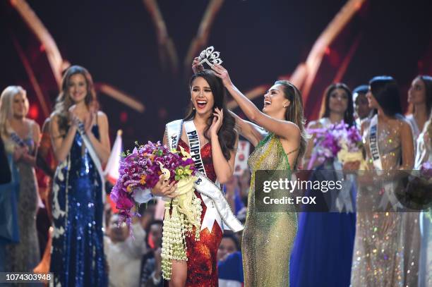 Miss Philippines Catriona Gray is crowned 2018 MISS UNIVERSE during the 2018 MISS UNIVERSE competition airing live from Bangkok, Thailand on Sunday,...