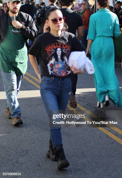 Hana Mae Lee is seen on December 16, 2018 in Los Angeles, CA.
