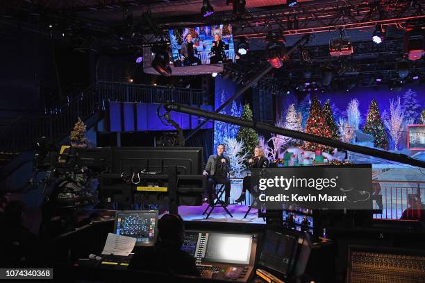 Adam Rippon and Samantha Bee perform during Full Frontal With Samantha Bee Presents Christmas On I.C.E. At PlayStation Theater on December 17, 2018...