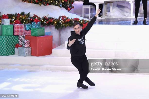 Adam Rippon performs during Full Frontal With Samantha Bee Presents Christmas On I.C.E. At PlayStation Theater on December 17, 2018 in New York City....