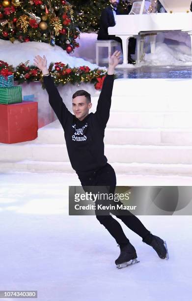 Adam Rippon performs during Full Frontal With Samantha Bee Presents Christmas On I.C.E. At PlayStation Theater on December 17, 2018 in New York City....