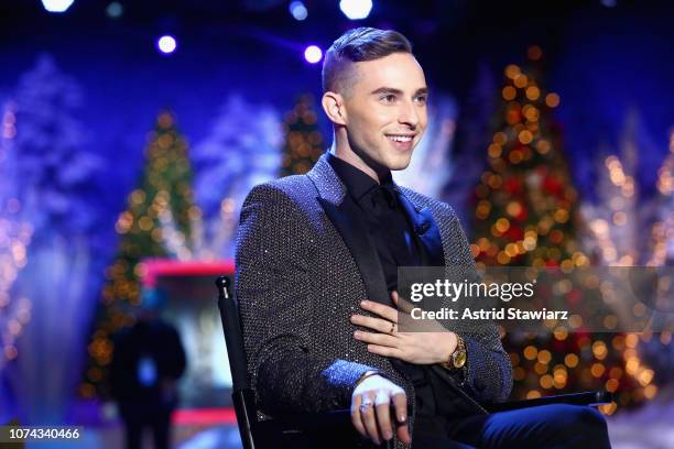 Adam Rippon speaks during Full Frontal With Samantha Bee Presents Christmas On I.C.E. At PlayStation Theater on December 17, 2018 in New York City....