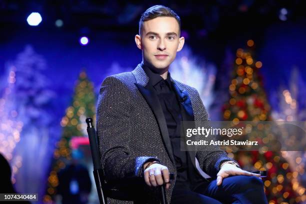 Adam Rippon speaks during Full Frontal With Samantha Bee Presents Christmas On I.C.E. At PlayStation Theater on December 17, 2018 in New York City....