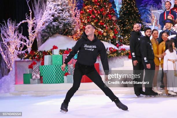 Adam Rippon performs during Full Frontal With Samantha Bee Presents Christmas On I.C.E. At PlayStation Theater on December 17, 2018 in New York City....