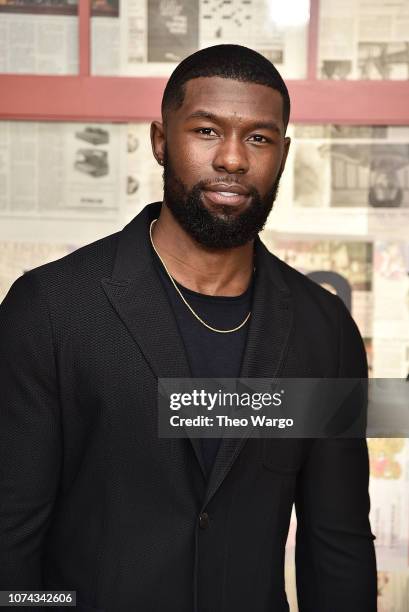 Trevante Rhodes attends the "Bird Box" New York Screening at Alice Tully Hall, Lincoln Center on December 17, 2018 in New York City.