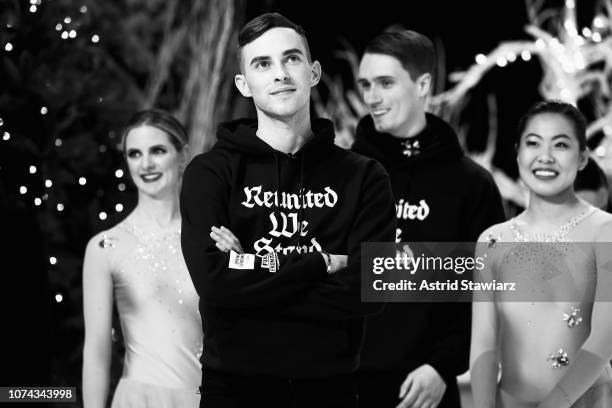 Adam Rippon performs during Full Frontal With Samantha Bee Presents Christmas On I.C.E. At PlayStation Theater on December 17, 2018 in New York City....