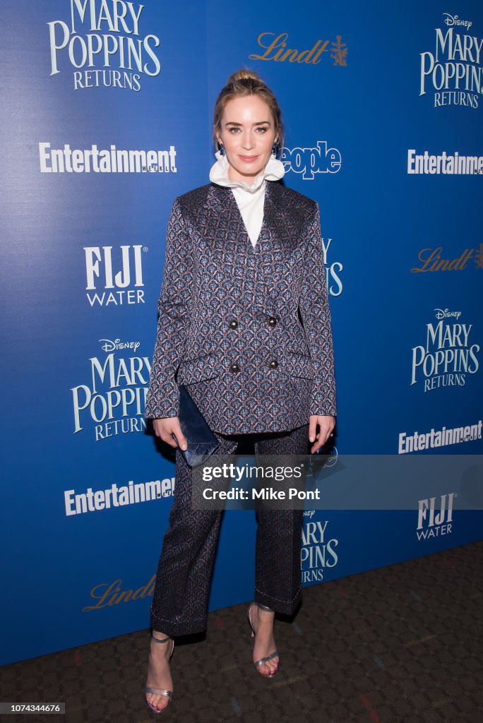 The Cinema Society's Screening Of "Mary Poppins Returns" Co-Hosted By Lindt Chocolate