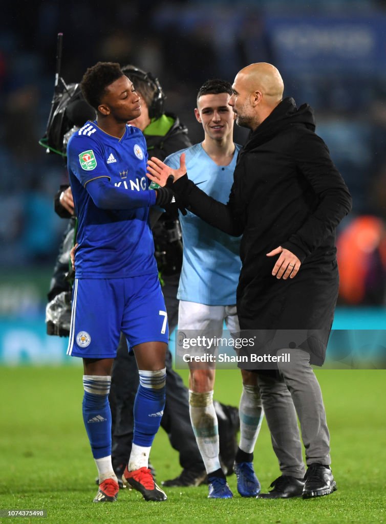 Leicester City v Manchester City - Carabao Cup: Quarter Final