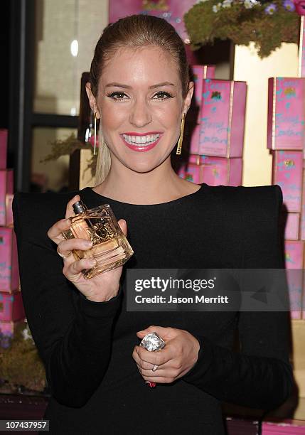 Actress Kristin Cavallari launches Juicy Couture's newest fragrance "Peace Love & Juicy Couture" on December 8, 2010 in Beverly Hills, California.