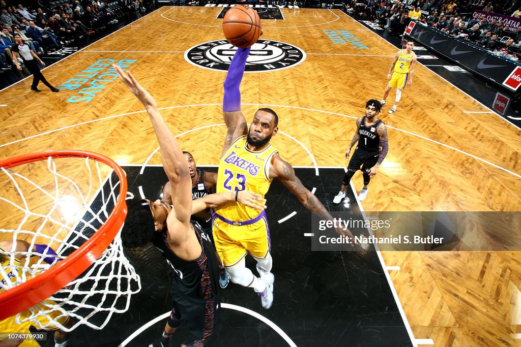 Los Angeles Lakers v Brooklyn Nets