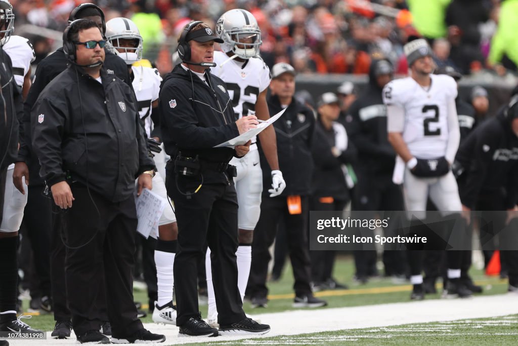 NFL: DEC 16 Raiders at Bengals