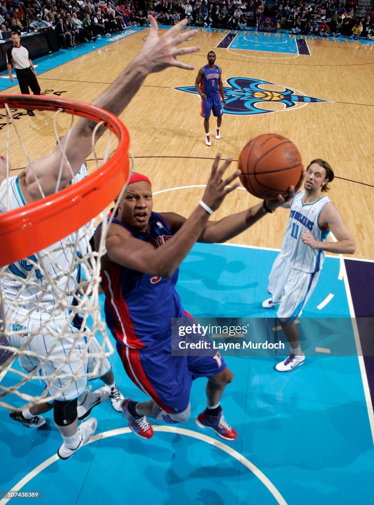 Detroit Pistons v New Orleans Hornets