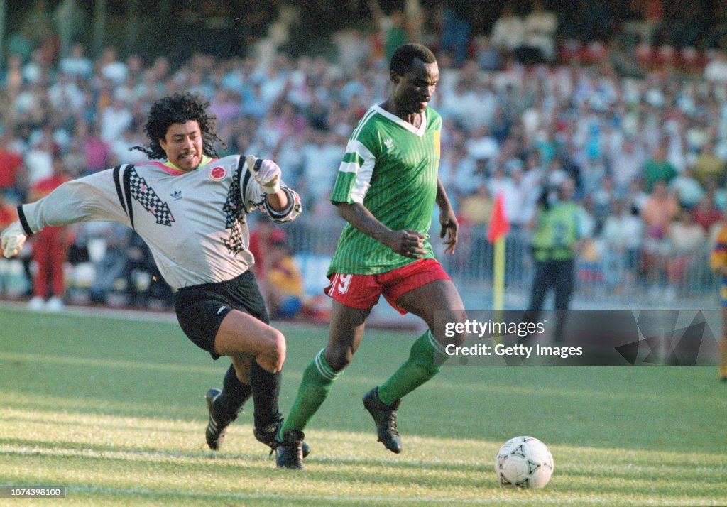 1990 FIFA World Cup Cameroon v Colombia Naples Italy