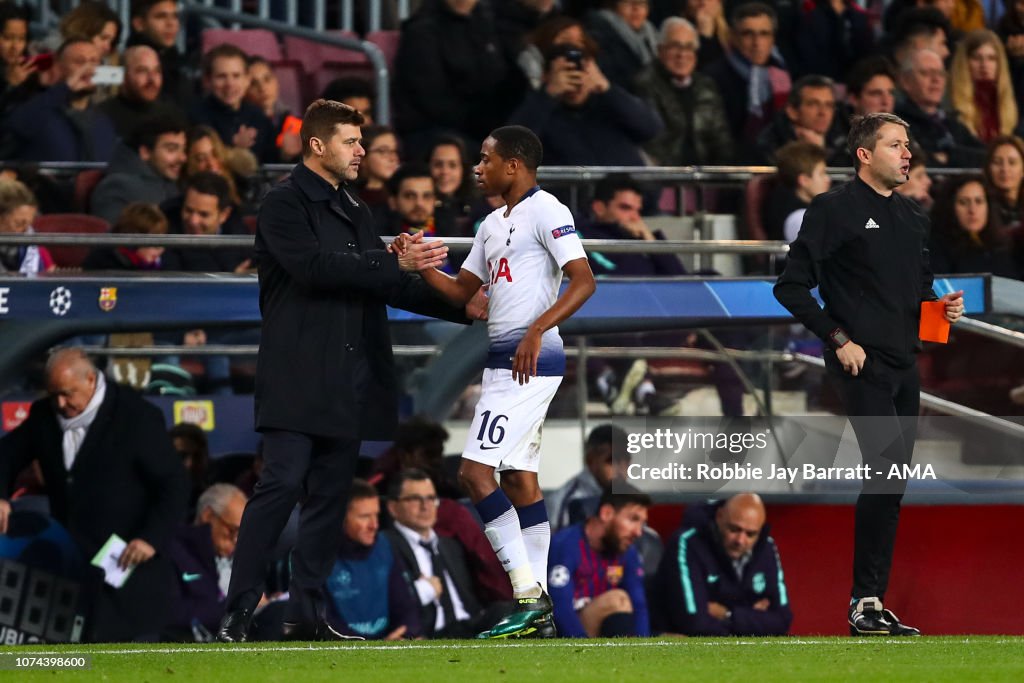 FC Barcelona v Tottenham Hotspur - UEFA Champions League Group B