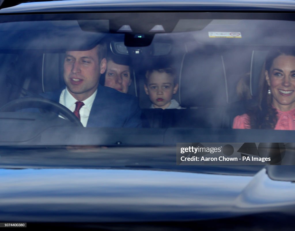 Queen's Christmas lunch 2018