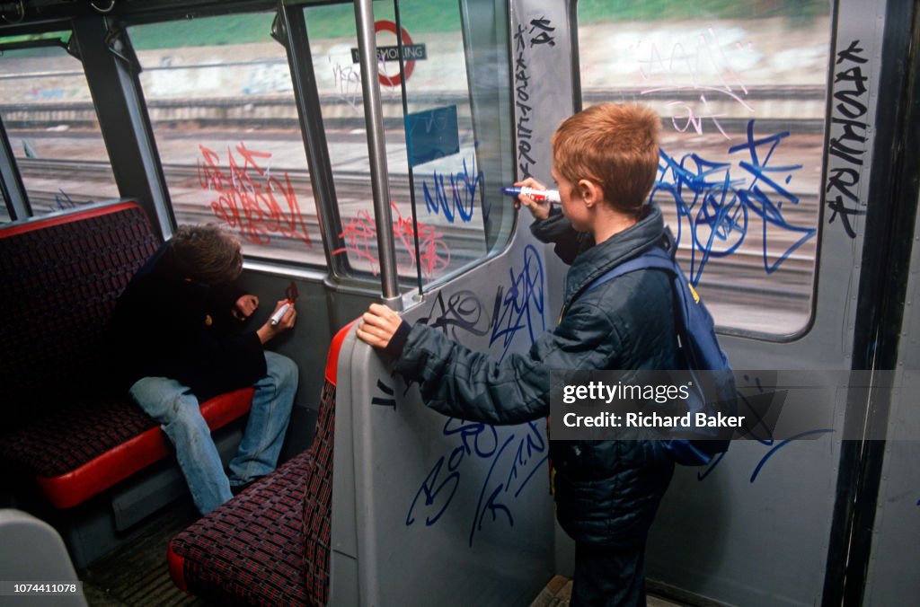 Young Train Vandals