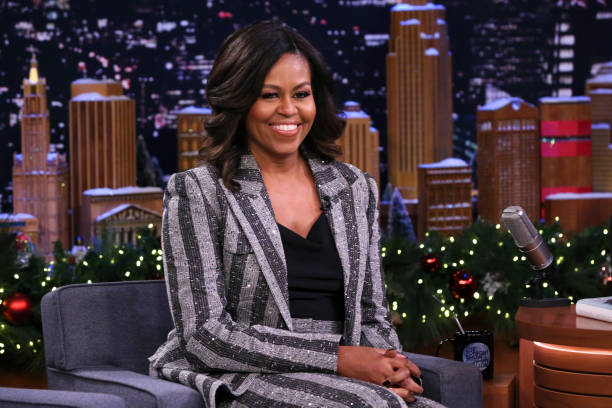 Episode 0984 -- Pictured: Michelle Obama during an interview on December 18, 2018 --
